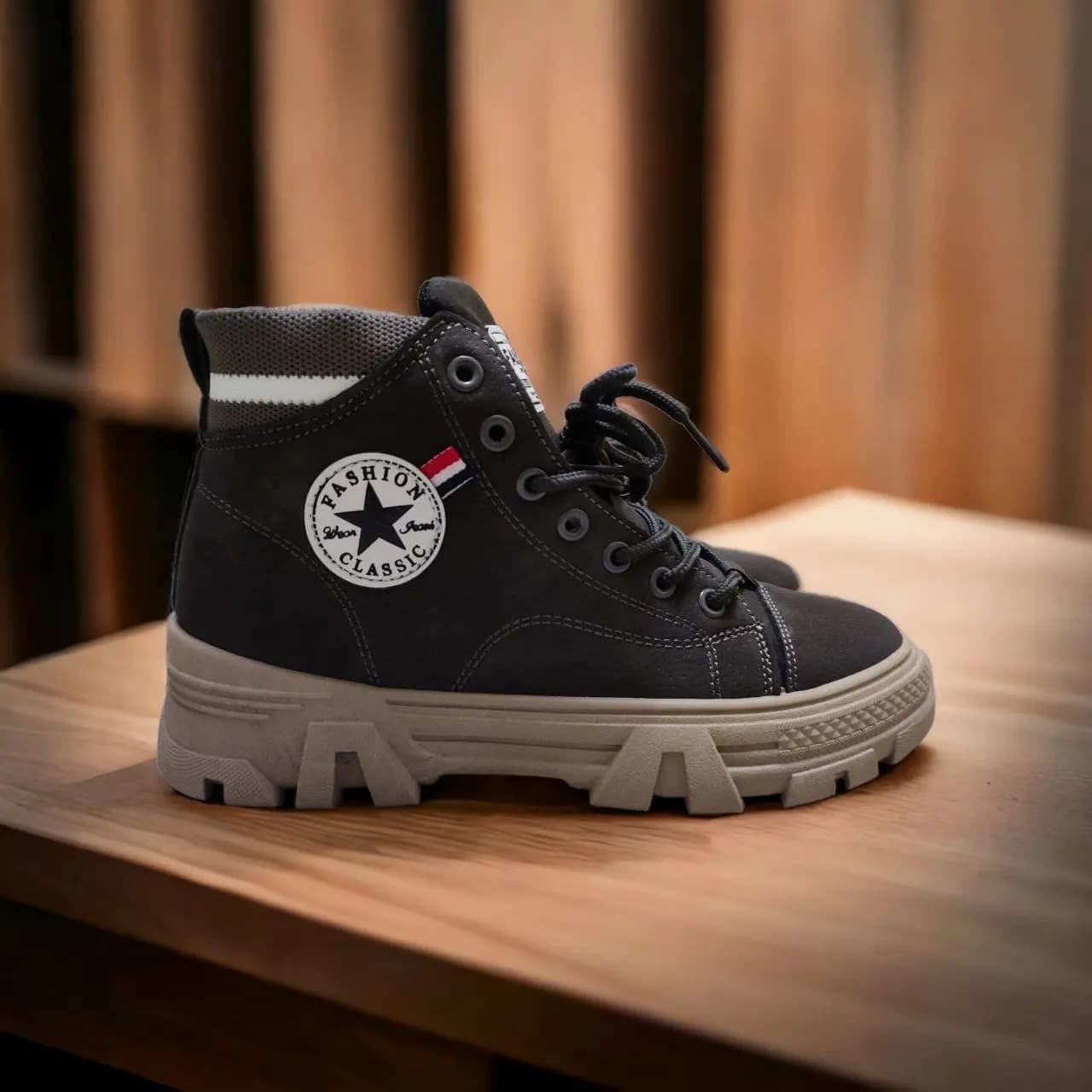 Boots For Men || Color - Rusty Black || Grade – OEM