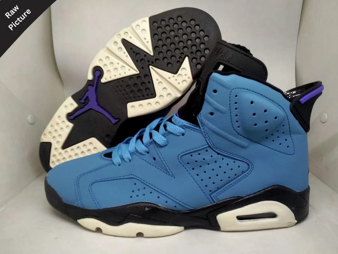 Air Jordan 6 || Color - Blue || High Neck || Grade – 1:1
